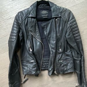 All Saints leather jacket size 6